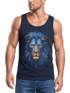 Herren Tank-Top Löwe Lion Art-Print Kunst Illustration Aufdruck Printshirt Muskelshirt Neverless®preview