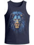 Herren Tank-Top Löwe Lion Art-Print Kunst Illustration Aufdruck Printshirt Muskelshirt Neverless®preview