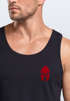 Herren Tank-Top Logo Print Sparta-Helm Spartaner Gladiator Krieger Warrior Fashion Gym Streetstyle Muskelshirt Neverless®preview