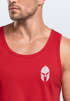 Herren Tank-Top Logo Print Sparta-Helm Spartaner Gladiator Krieger Warrior Fashion Gym Streetstyle Muskelshirt Neverless®preview