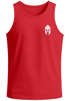 Herren Tank-Top Logo Print Sparta-Helm Spartaner Gladiator Krieger Warrior Fashion Gym Streetstyle Muskelshirt Neverless®preview