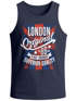 Herren Tank-Top London Vintage England Großbritannien UK Flagge Muskelshirt Muscle Shirt Neverless®preview