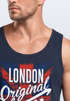 Herren Tank-Top London Vintage England Großbritannien UK Flagge Muskelshirt Muscle Shirt Neverless®preview