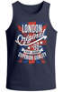 Herren Tank-Top London Vintage England Großbritannien UK Flagge Muskelshirt Muscle Shirt Neverless®preview