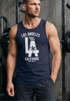 Herren Tank Top Los Angeles California LA Palme Neverless®preview