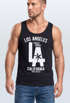 Herren Tank Top Los Angeles California LA Palme Neverless®preview