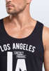 Herren Tank Top Los Angeles California LA Palme Neverless®preview