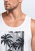 Herren Tank-Top Los Angeles California USA Sommer Bedruckt Print Surfing Fitness Muskelshirt Neverless®preview