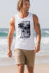 Herren Tank-Top Los Angeles California USA Sommer Bedruckt Print Surfing Fitness Muskelshirt Neverless®preview