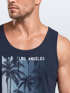 Herren Tank-Top Los Angeles California USA Sommer Bedruckt Print Surfing Fitness Muskelshirt Neverless®preview