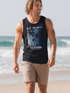 Herren Tank-Top Los Angeles California USA Sommer Bedruckt Print Surfing Fitness Muskelshirt Neverless®preview