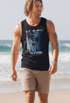 Herren Tank-Top Los Angeles California USA Sommer Bedruckt Print Surfing Fitness Muskelshirt Neverless®preview