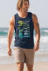 Herren Tank-Top Los Angeles LA Ocean Side Sommer Palmen Aufdruck Print Schrift Bedruckt Muskelshirt Neverless®preview
