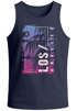Herren Tank-Top Los Angeles LA Ocean Side Sommer Palmen Aufdruck Print Schrift Bedruckt Muskelshirt Neverless®preview