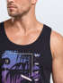 Herren Tank-Top Los Angeles LA Ocean Side Sommer Palmen Aufdruck Print Schrift Bedruckt Muskelshirt Neverless®preview
