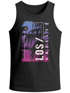 Herren Tank-Top Los Angeles LA Ocean Side Sommer Palmen Aufdruck Print Schrift Bedruckt Muskelshirt Neverless®preview