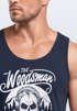 Herren Tank Top Lumberjack Woodsman Hipster Bart Skull Totenkopf Neverless®preview