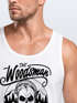 Herren Tank Top Lumberjack Woodsman Hipster Bart Skull Totenkopf Neverless®preview