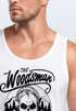 Herren Tank Top Lumberjack Woodsman Hipster Bart Skull Totenkopf Neverless®preview