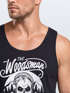 Herren Tank Top Lumberjack Woodsman Hipster Bart Skull Totenkopf Neverless®preview