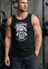 Herren Tank Top Lumberjack Woodsman Hipster Bart Skull Totenkopf Neverless®preview