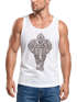 Herren Tank Top Mandala Elefant Elephant Boho Ethno Slim Fit Neverless®preview