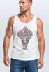 Herren Tank Top Mandala Elefant Elephant Boho Ethno Slim Fit Neverless®preview