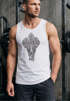 Herren Tank Top Mandala Elefant Elephant Boho Ethno Slim Fit Neverless®preview