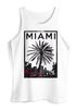 Herren Tank Top Miami Beach Palmen Skyline Neverless®preview