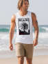 Herren Tank Top Miami Beach Palmen Skyline Neverless®preview