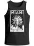 Herren Tank Top Miami Beach Palmen Skyline Neverless®preview