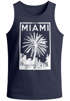 Herren Tank Top Miami Beach Palmen Skyline Neverless®preview