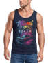 Herren Tank-Top Miami Beach USA Oldtimer Car Palmen Print Fashion Streetstyle Muskelshirt Muscle Shirt Neverless®preview