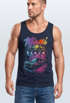 Herren Tank-Top Miami Beach USA Oldtimer Car Palmen Print Fashion Streetstyle Muskelshirt Muscle Shirt Neverless®preview