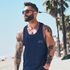 Herren Tank-Top mit Berg-Logo Outdoor Grafikshirt mit Sonnen-Print auf der Brust Muskelshirt Neverless®preview