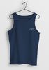 Herren Tank-Top mit Berg-Logo Outdoor Grafikshirt mit Sonnen-Print auf der Brust Muskelshirt Neverless®preview