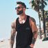 Herren Tank-Top mit Berg-Logo Outdoor Grafikshirt mit Sonnen-Print auf der Brust Muskelshirt Neverless®preview