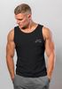 Herren Tank-Top mit Berg-Logo Outdoor Grafikshirt mit Sonnen-Print auf der Brust Muskelshirt Neverless®preview