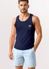 Herren Tank-Top mit Logo Print Palme Polygon Sommer Sonne Fashion Männer Muskelshirt Neverless®preview