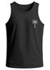 Herren Tank-Top mit Logo Print Palme Polygon Sommer Sonne Fashion Männer Muskelshirt Neverless®preview