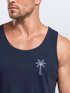 Herren Tank-Top mit Logo Print Palme Polygon Sommer Sonne Fashion Männer Muskelshirt Neverless®preview