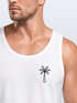 Herren Tank-Top mit Logo Print Palme Polygon Sommer Sonne Fashion Männer Muskelshirt Neverless®preview