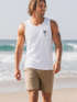 Herren Tank-Top mit Logo Print Palme Polygon Sommer Sonne Fashion Männer Muskelshirt Neverless®preview