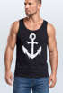 Herren Tank-Top mit maritimem Anker Motiv Muskelshirt Muscle Shirt Neverless®preview