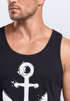 Herren Tank-Top mit maritimem Anker Motiv Muskelshirt Muscle Shirt Neverless®preview