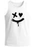 Herren Tank-Top mit Print Aufdruck Smile Techwear Fashion Streetstyle Trendmotiv Muskelshirt Neverless®preview