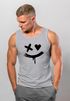 Herren Tank-Top mit Print Aufdruck Smile Techwear Fashion Streetstyle Trendmotiv Muskelshirt Neverless®preview