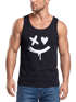 Herren Tank-Top mit Print Aufdruck Smile Techwear Fashion Streetstyle Trendmotiv Muskelshirt Neverless®preview