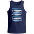 Herren Tank-Top mit Print Aufdruck Spruch respect the locals Fische Design Maritim Muskelshirt Sommer Fashion Neverless®preview