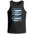 Herren Tank-Top mit Print Aufdruck Spruch respect the locals Fische Design Maritim Muskelshirt Sommer Fashion Neverless®preview